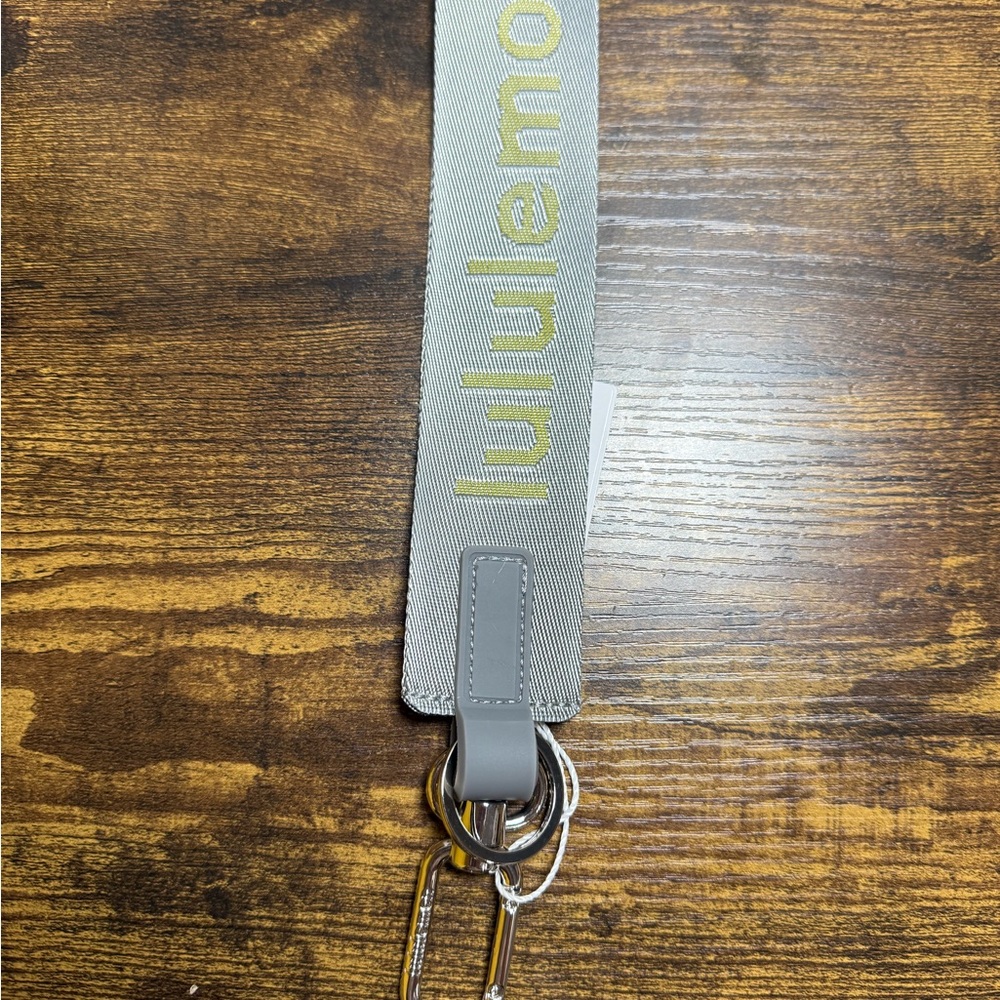 lululemon athletica Gray and Yellow Key Holder